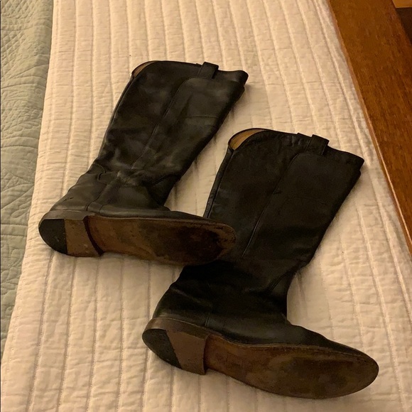 Frye Paige Tall Riding Boots in Black EUC - size 8 - Picture 2 of 7
